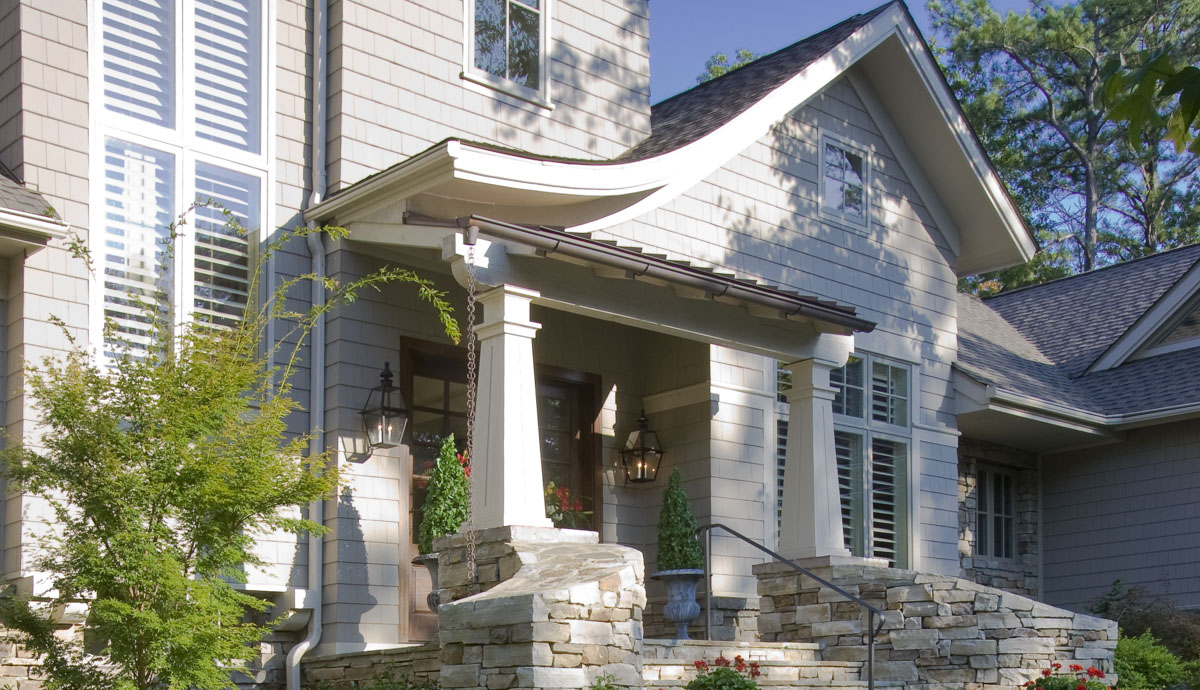 the cliffs classic shingle house asheville bluestone construction