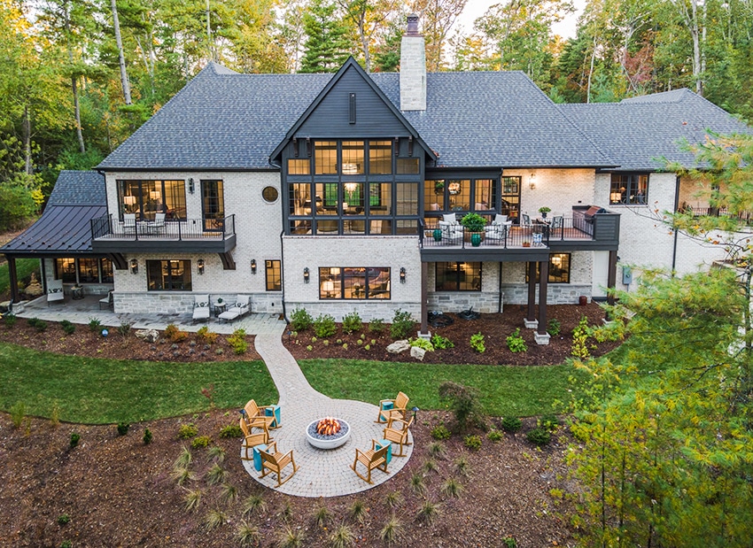 French Country Modern Asheville, NC Builder: BlueStone Construction