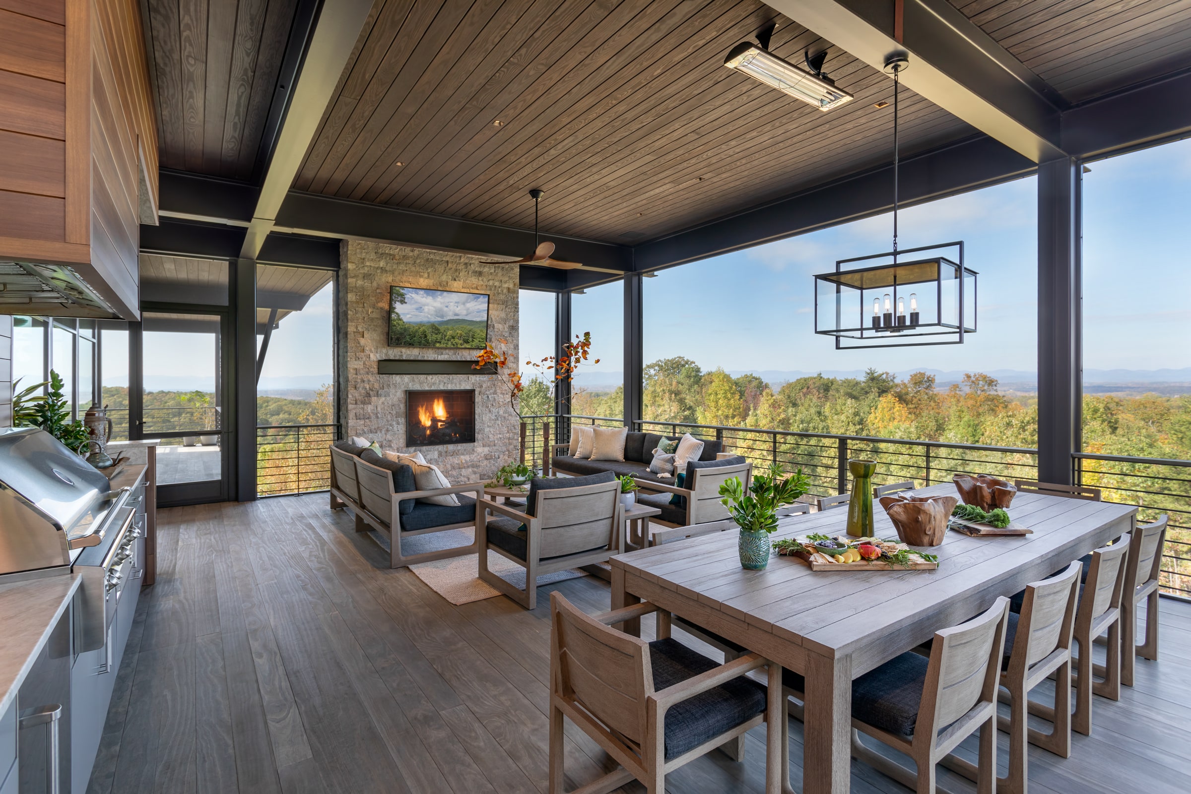 indoor outdoor living with an all season porch